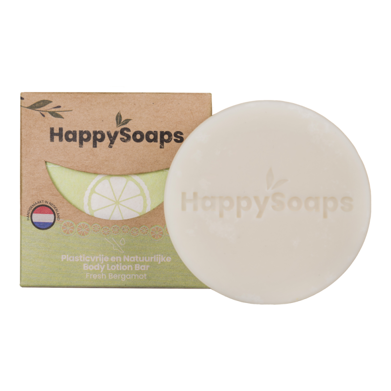 HappySoaps - Body Lotion Bar - Fresh Bergamot